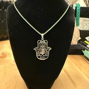 Hamsa necklace